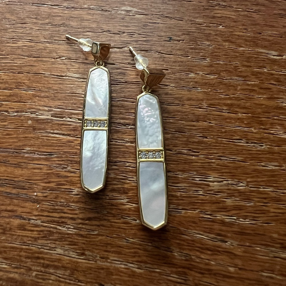 Krush Kandy mother of pearl earrings